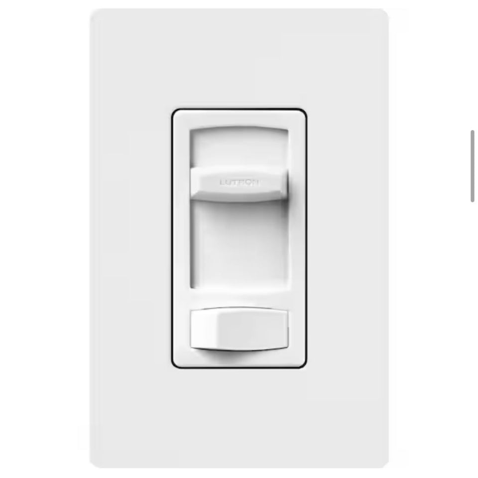 New Lutron Skylark Contour LED+ Dimmer Switch for and Incandescent Bulbs,