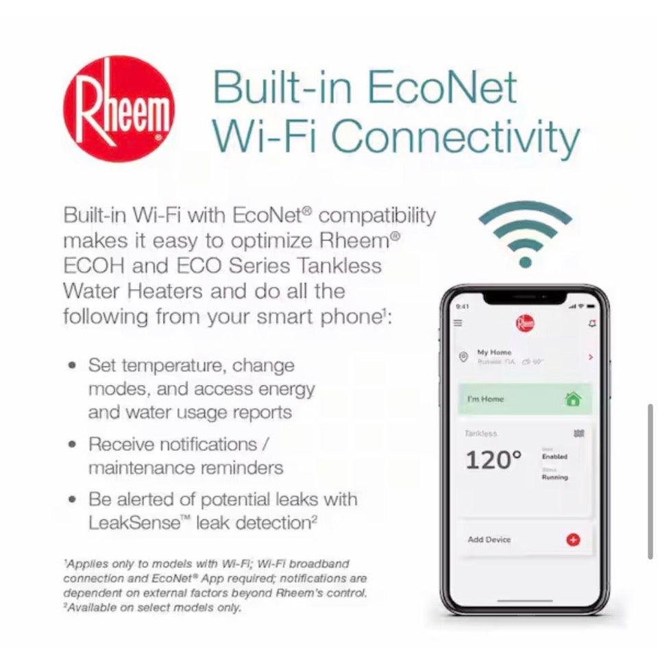 Rheem Performance Plus 8.4 GPM Smart Non-Condensing Indoor Liquid Propane Tankless Water