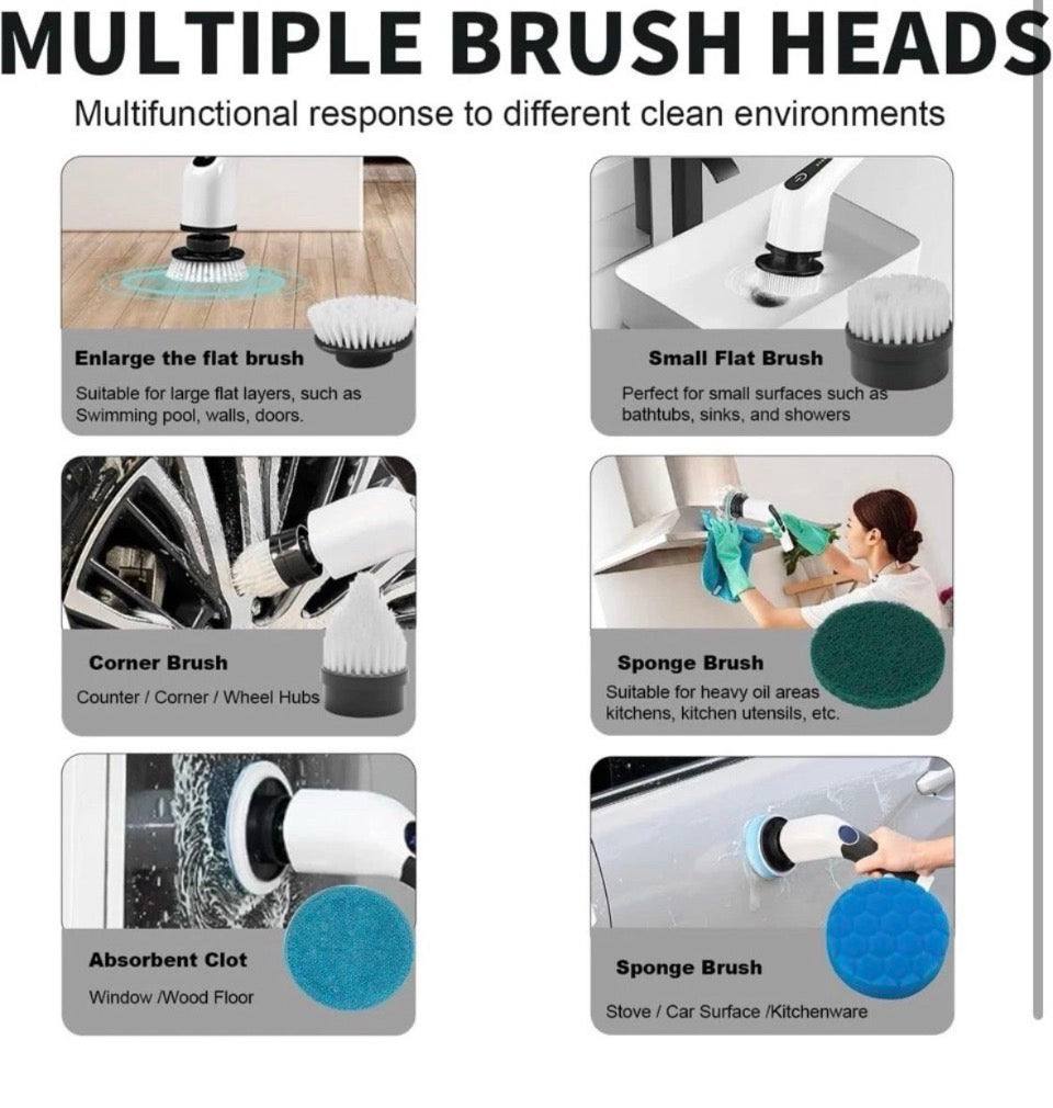 Open Box New Replaceable Brush Heads for Electric Shower Scrubber, 9 Pack Brush