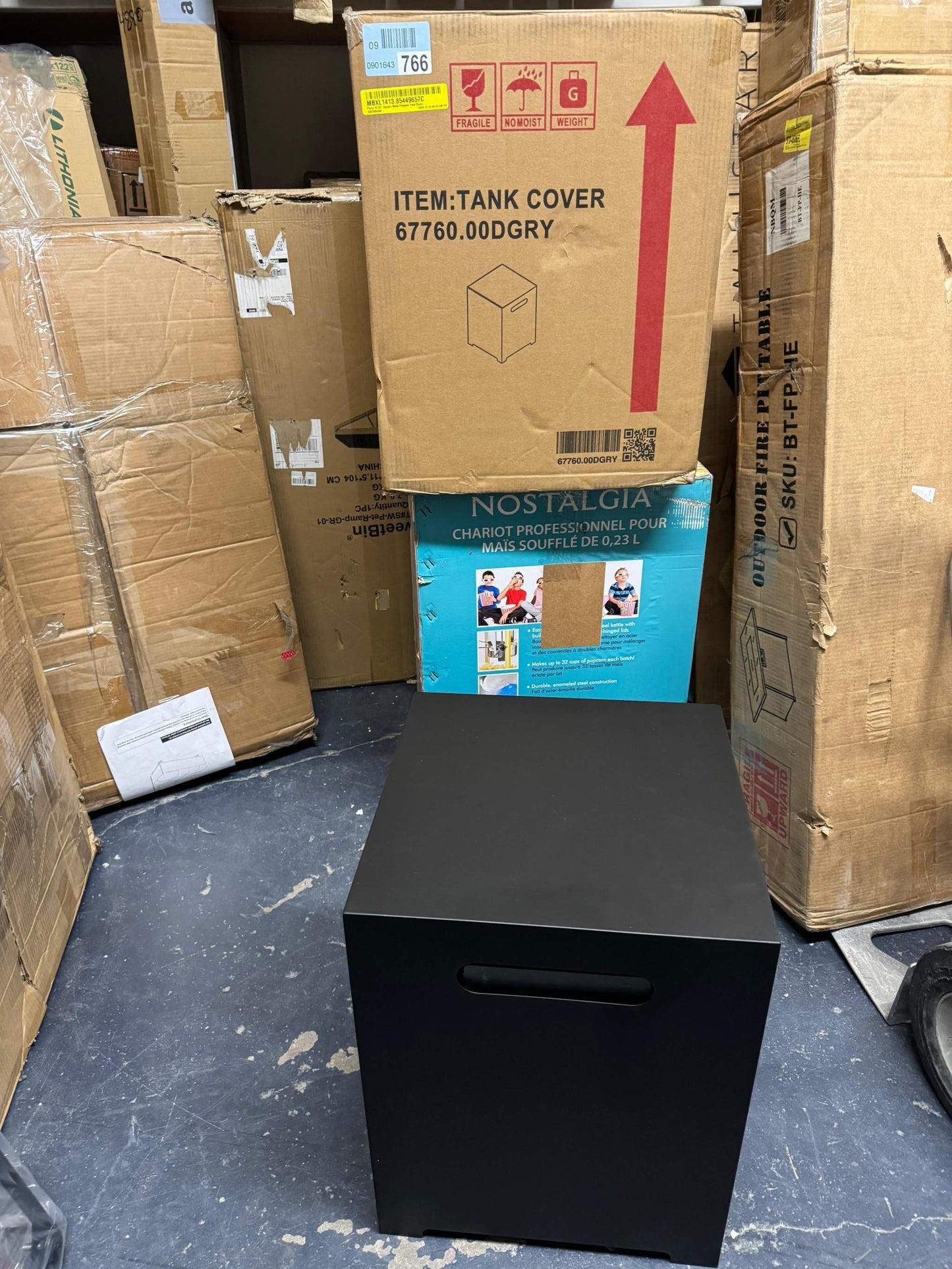 Nfusion Fiona 15.25"" Square Metal Propane Tank
Cover
