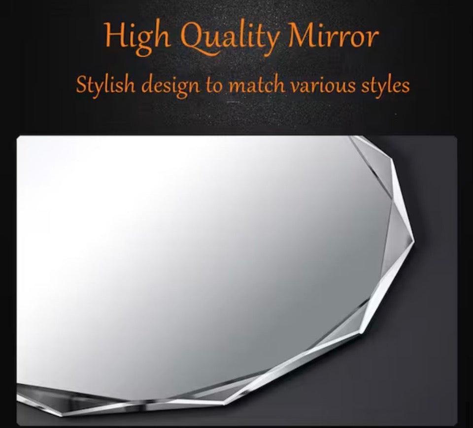ELLO&ALLO 30 in. W x 36 in. L Single Beveled Edge Bath Wall Vanity Mirror