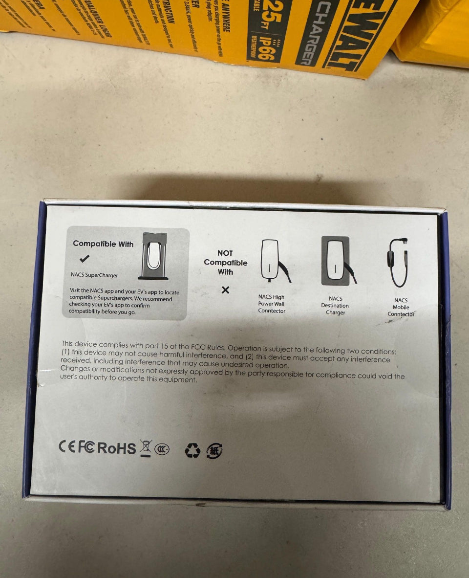 Open Box New H HhaadenEV NACS to CCS1 Charging Adapter for Tesla Supercharger, Fast Chargi