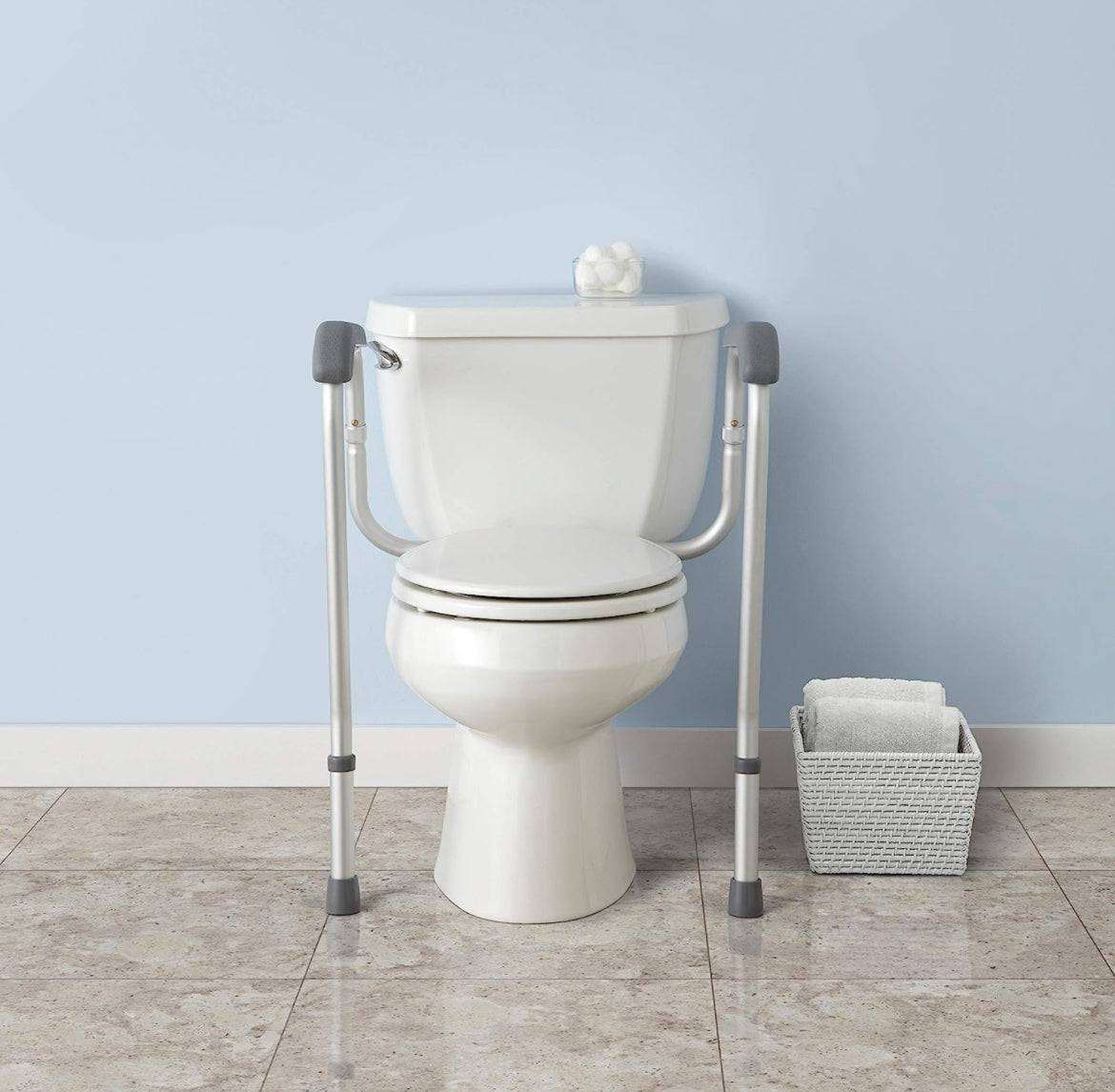 Medline Toilet Safety Rails Frame - MDS86100RF - Selzalot