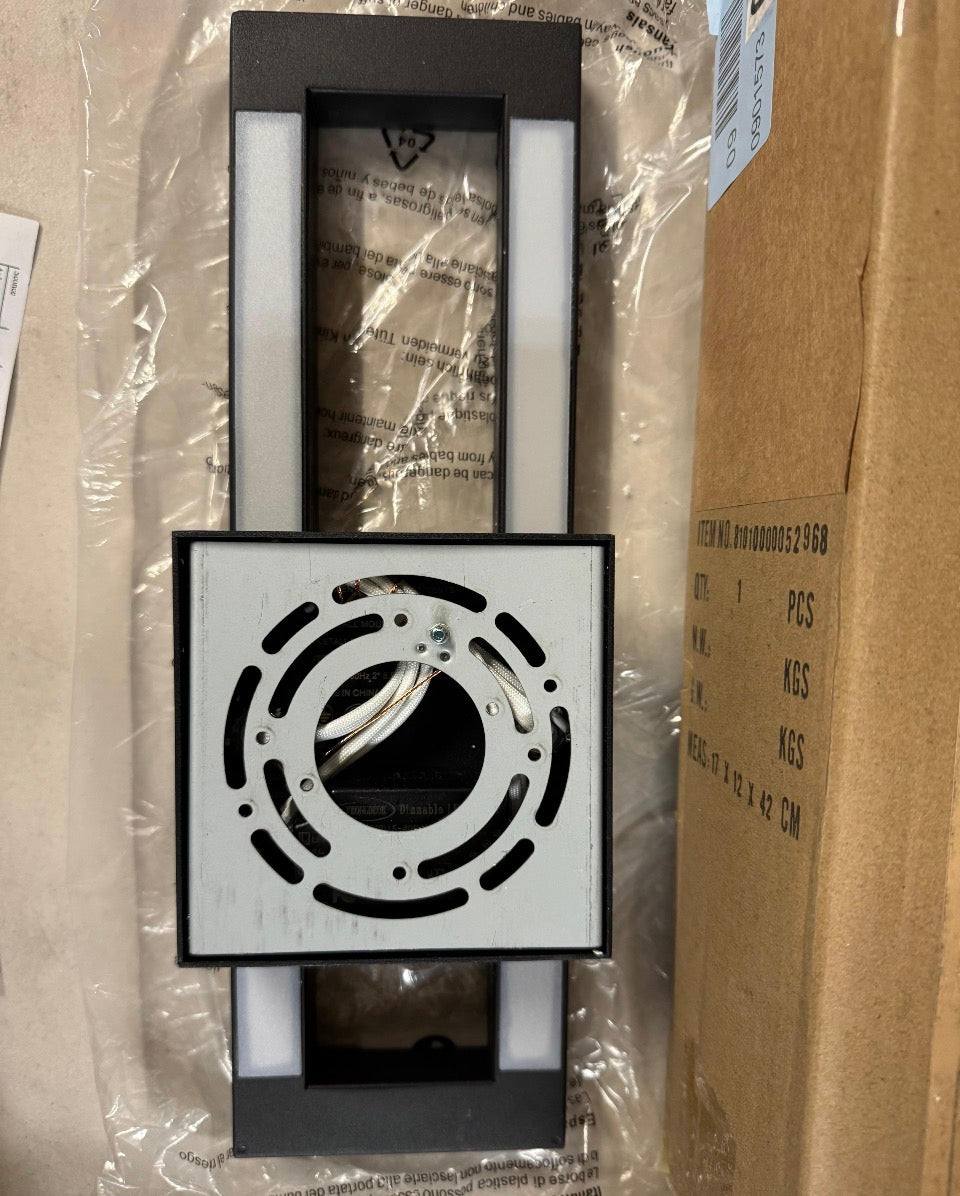 WADE LOGAN Carmecia Aluminum LED Armed Sconce
