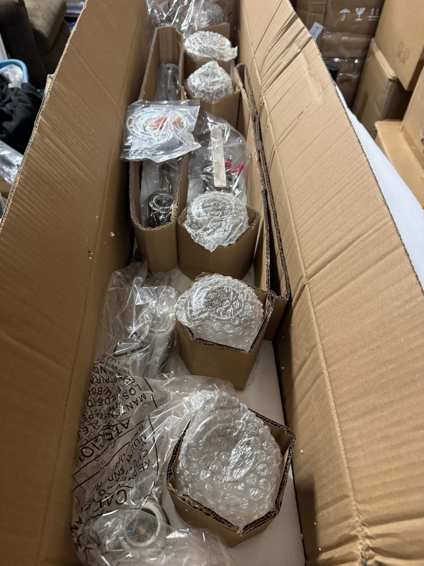 Progress Lighting Adley48.5 in. 6-Light Brushed Nickel with Clear Glass Shades New Traditional Bath Vanity Light for Bath