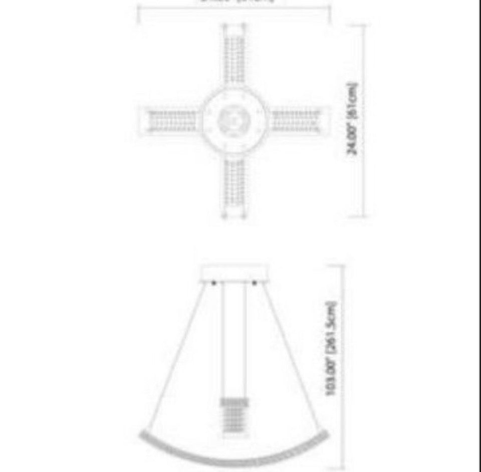 Pendant 2Lt LED by Elan 83494 in Chrome Finish