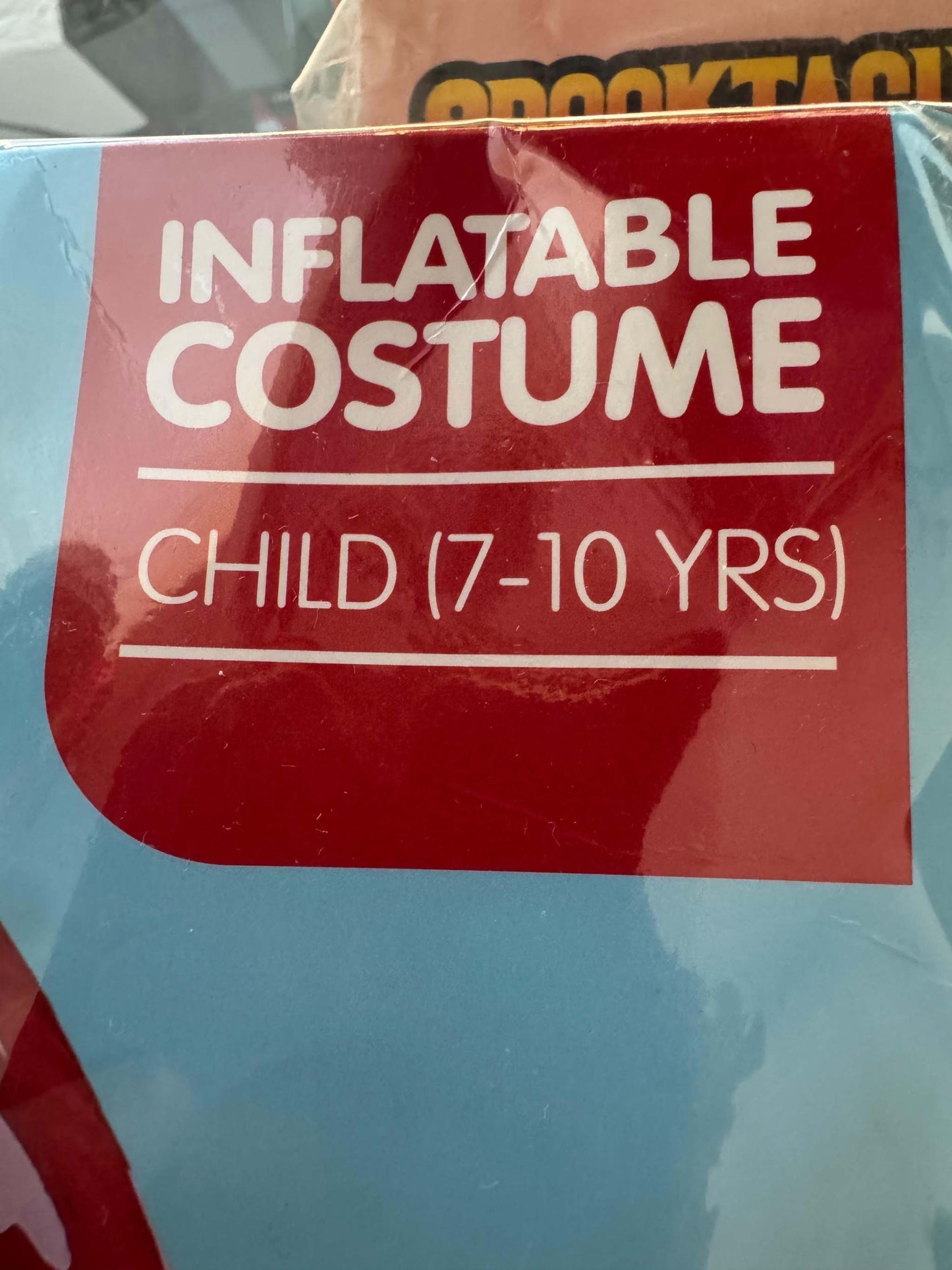 Brand New Spooktacular Creations Kids Inflatable Costume, Full Body Mushroom Blow Up Costume, Funny Deluxe Halloween Inflatable Suit for Dress Up Part