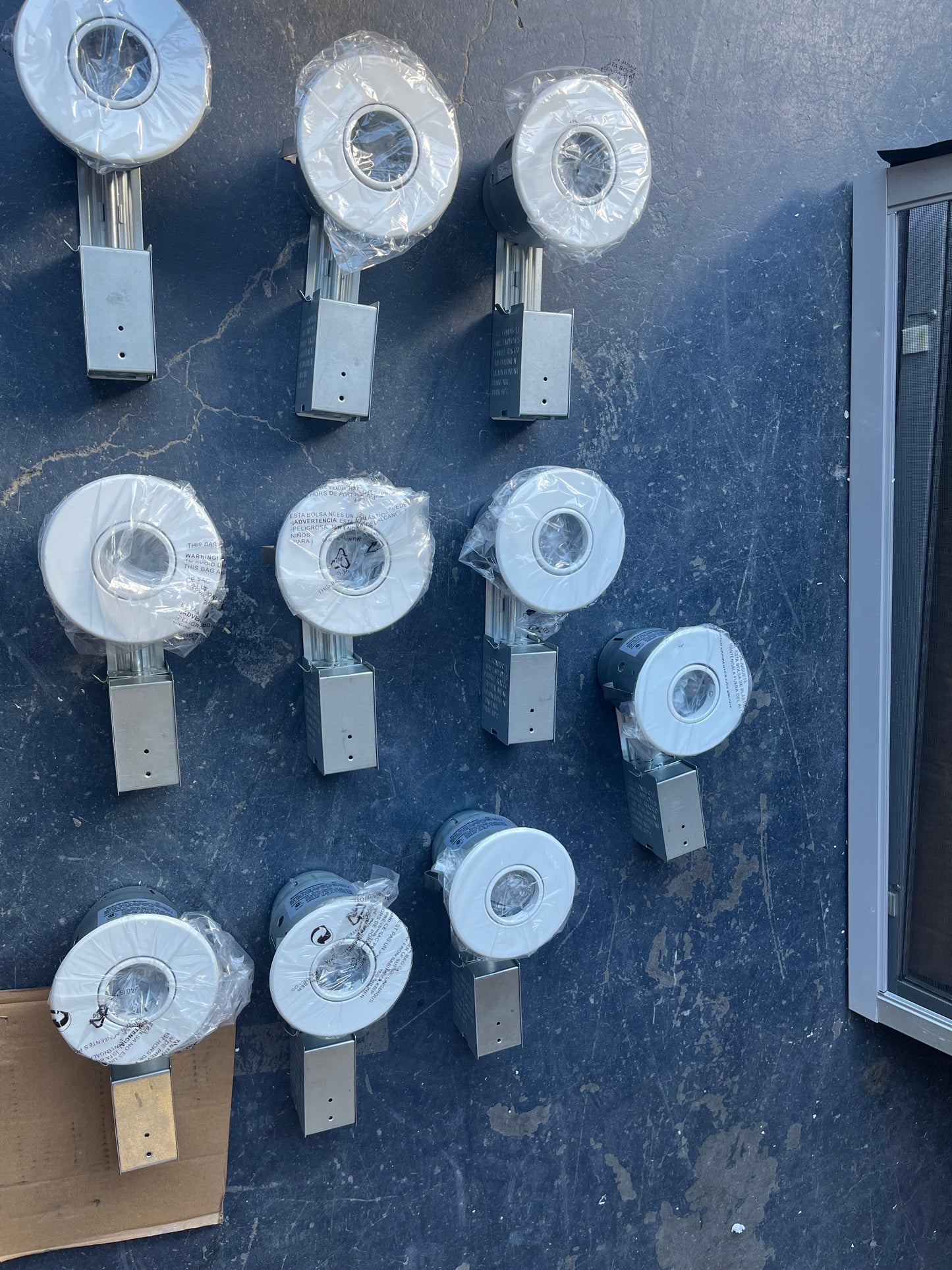 Globe Electric 4 in. White Dimmable Can Recessed New Construction and Remodel Lighting Kit (10- Pack)