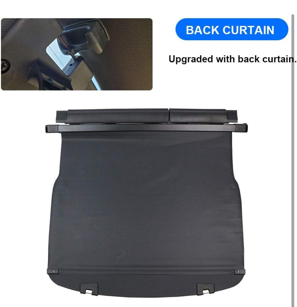 BOPARAUTO Cargo Cover 2024 2023 2022 for Mazda CX-5 Accessories 2017 2018 2019 2020 2021 Rear Trunk Shade Cover Luggage Cover