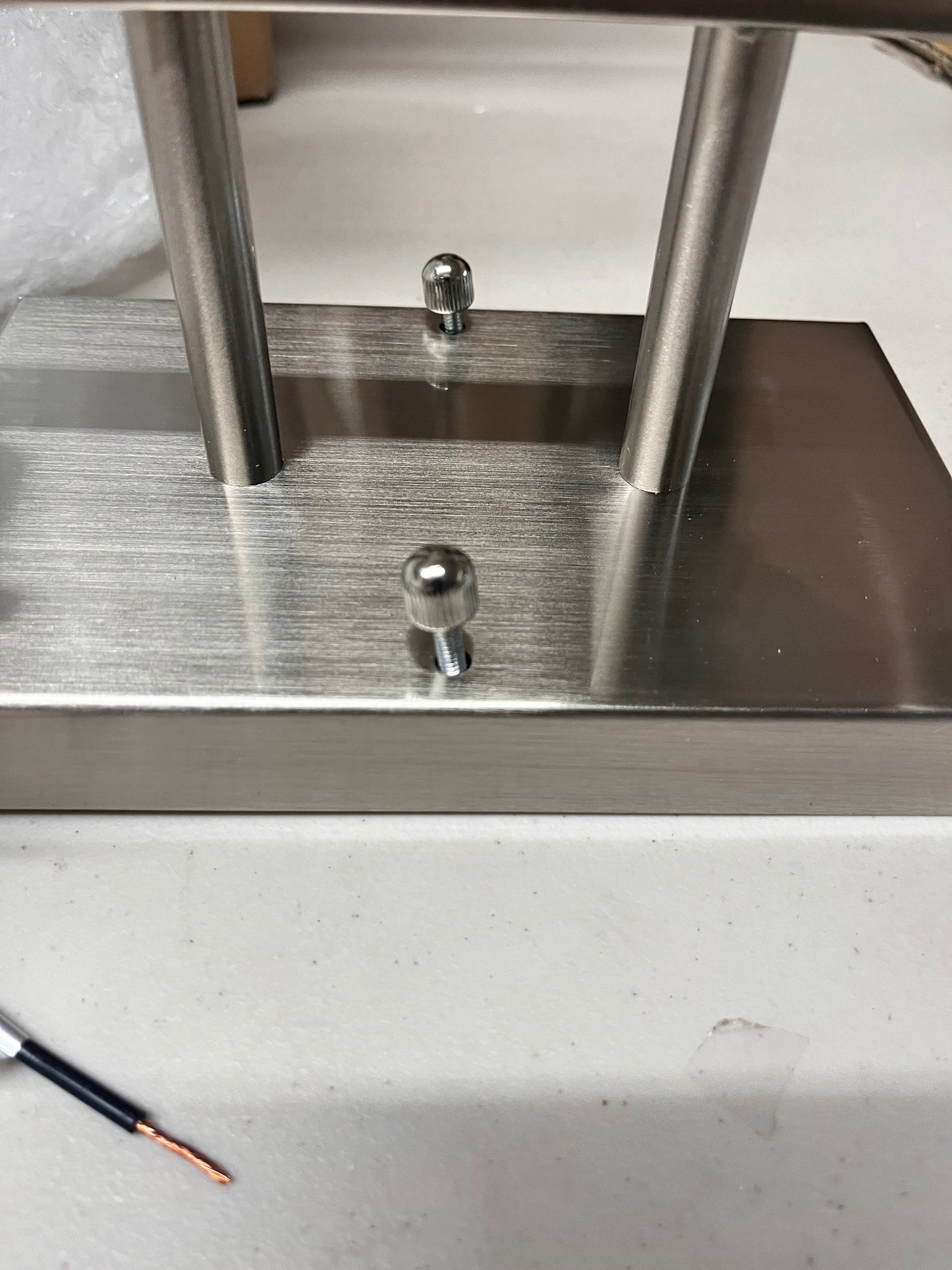 Open Box New DEKANG Bathroom Vanity Light Fixture Over Mirror with Brushed Nickel, Modern 2-Light Wall Sconces Lighting for Bedroom,Living Room,Decor