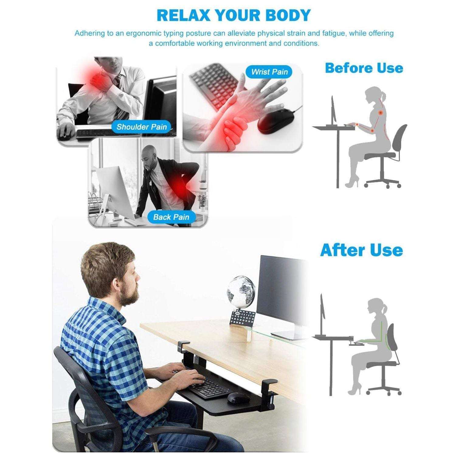 Corner Desk & Straight Edge Desk Slide - Selzalot