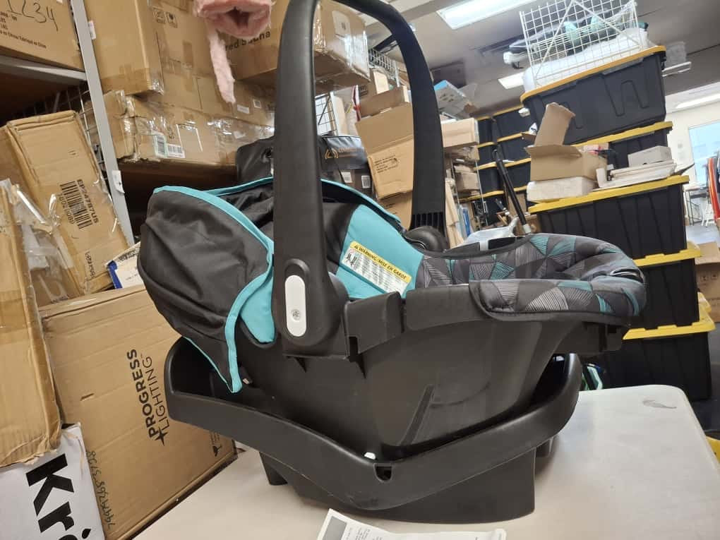 Open Box Evenflo NurtureMax Infant Car Seat (Dallas Blue)