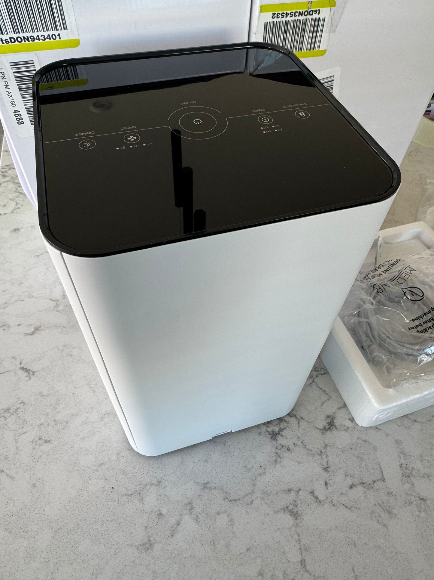 Open Box Medify MA-25 Air Purifier with True HEPA H13 Filter | 825 ft Coverage in 1hr for Allergens, Smoke, Wildfires, Odors, Pollen, Pet Dander | Qui