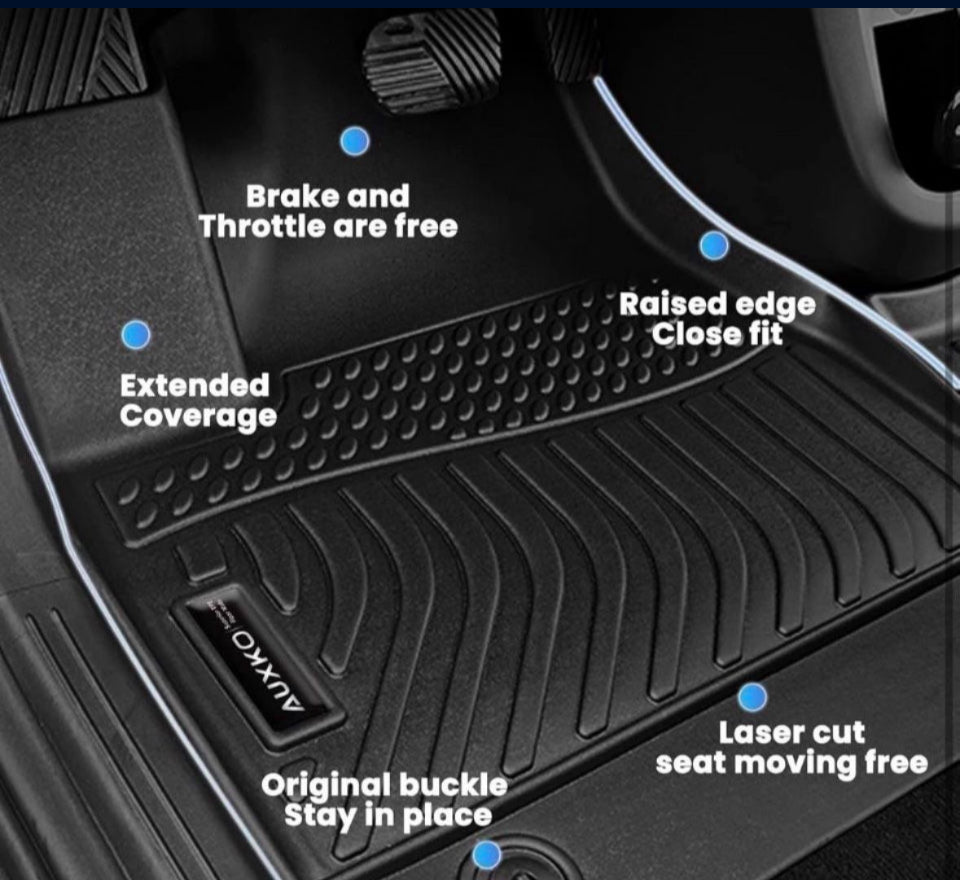 Open Box New Auxko Car All Weather Floor Mats Fits for Honda CR-V 2023 2024 2025 (Include Hybrid) TPE Rubber Liners Accessory for Honda CRV 2023-2025