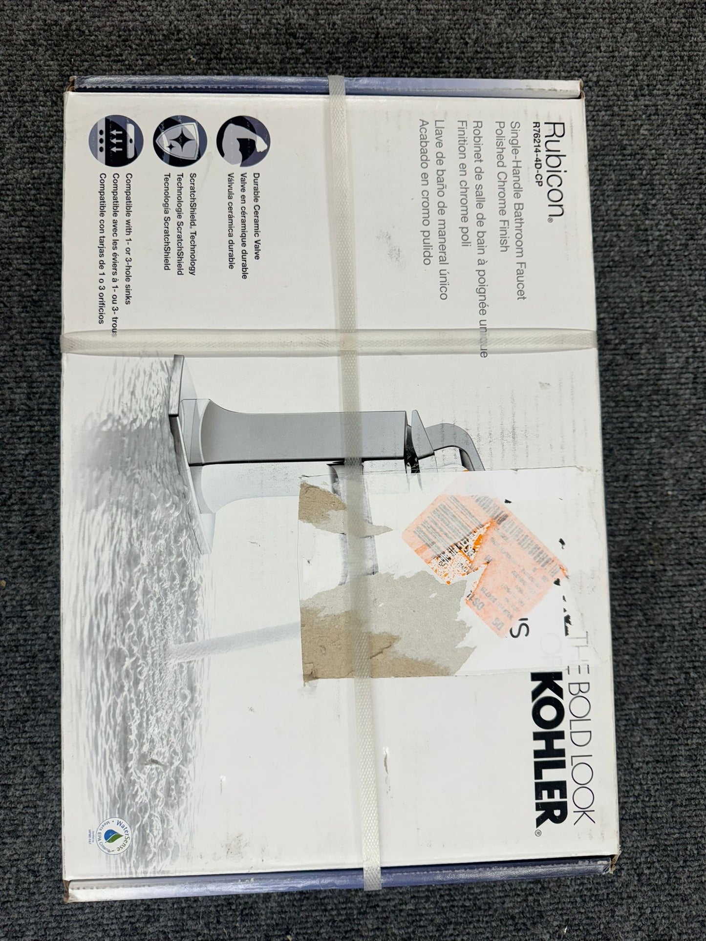 Open Box Kohler Single-handle bathroom faucet, 1.2 gpm K-R76214-4D-CP