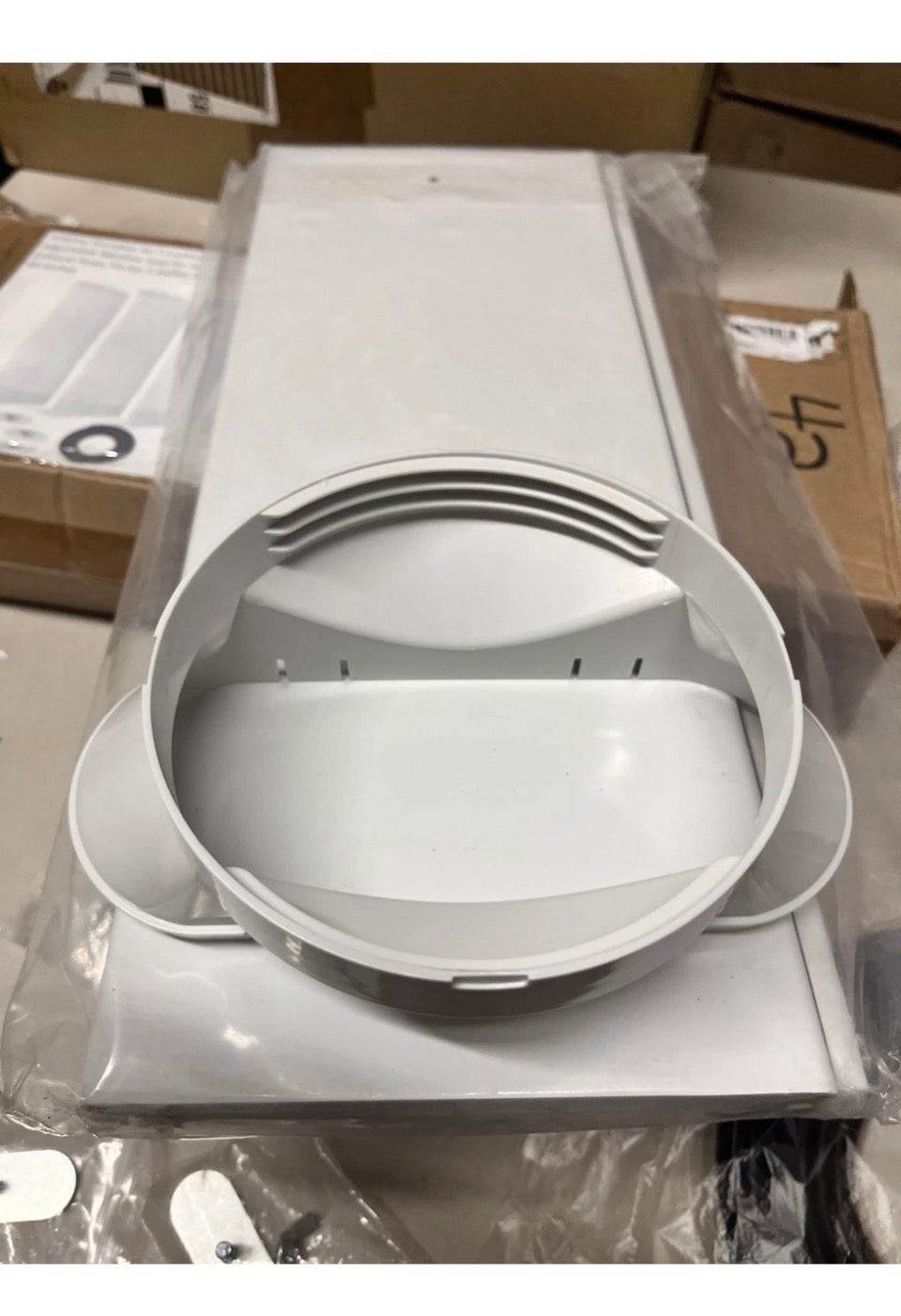 Open Box New  yoleshy portable air conditioner window kit with coupler adjustable window