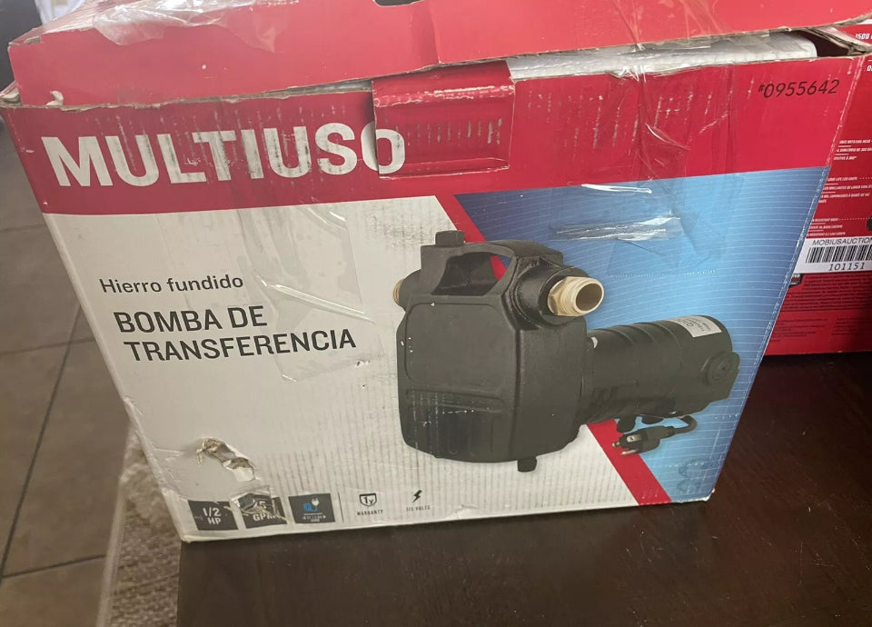 *NEW* Utilitech 0.5-HP Cast Iron Electric Utility Pump (0955642)