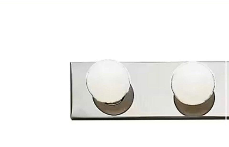 KICHLER Independence 18 in. 3-Light Chrome Traditional Bathroom Vanity Light Strip