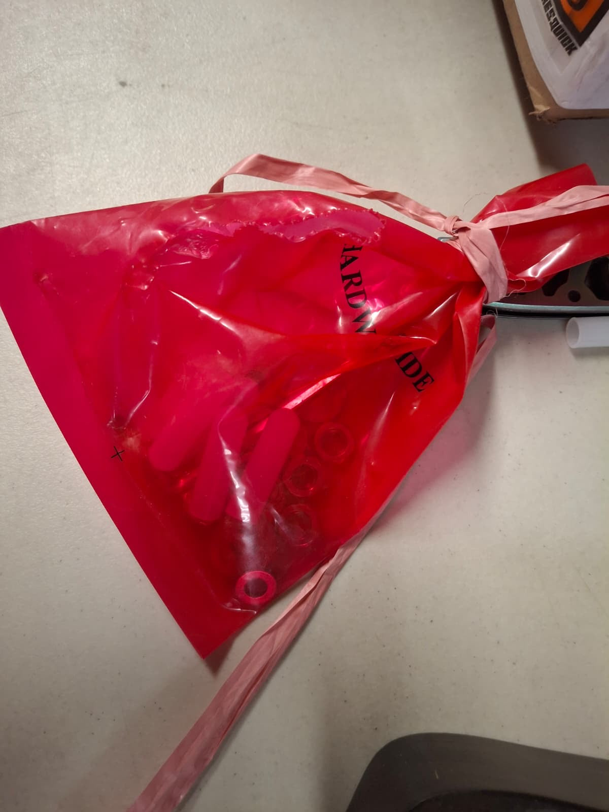 Open Box International Concepts Hickory/Coal 30 in. Round Top Solid Wood Counter Height Pedestal Dining Table - Seats 2