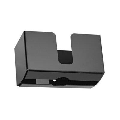 Open Box New Alpine Industries Acrylic Wall-Mounted Paper Towel Dispenser - Single or Multiple Towel Retrieval - Bi Fold and C Fold (Black)