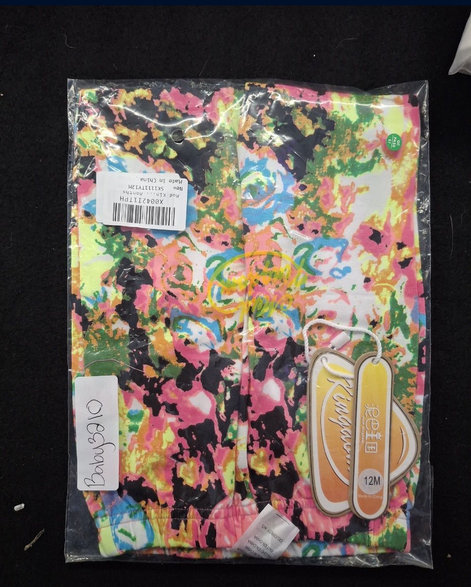 New Mud Kingdom Baby Girls Leggings Pull on Cotton Soft Spring Fall Fashion Casual 12 Months