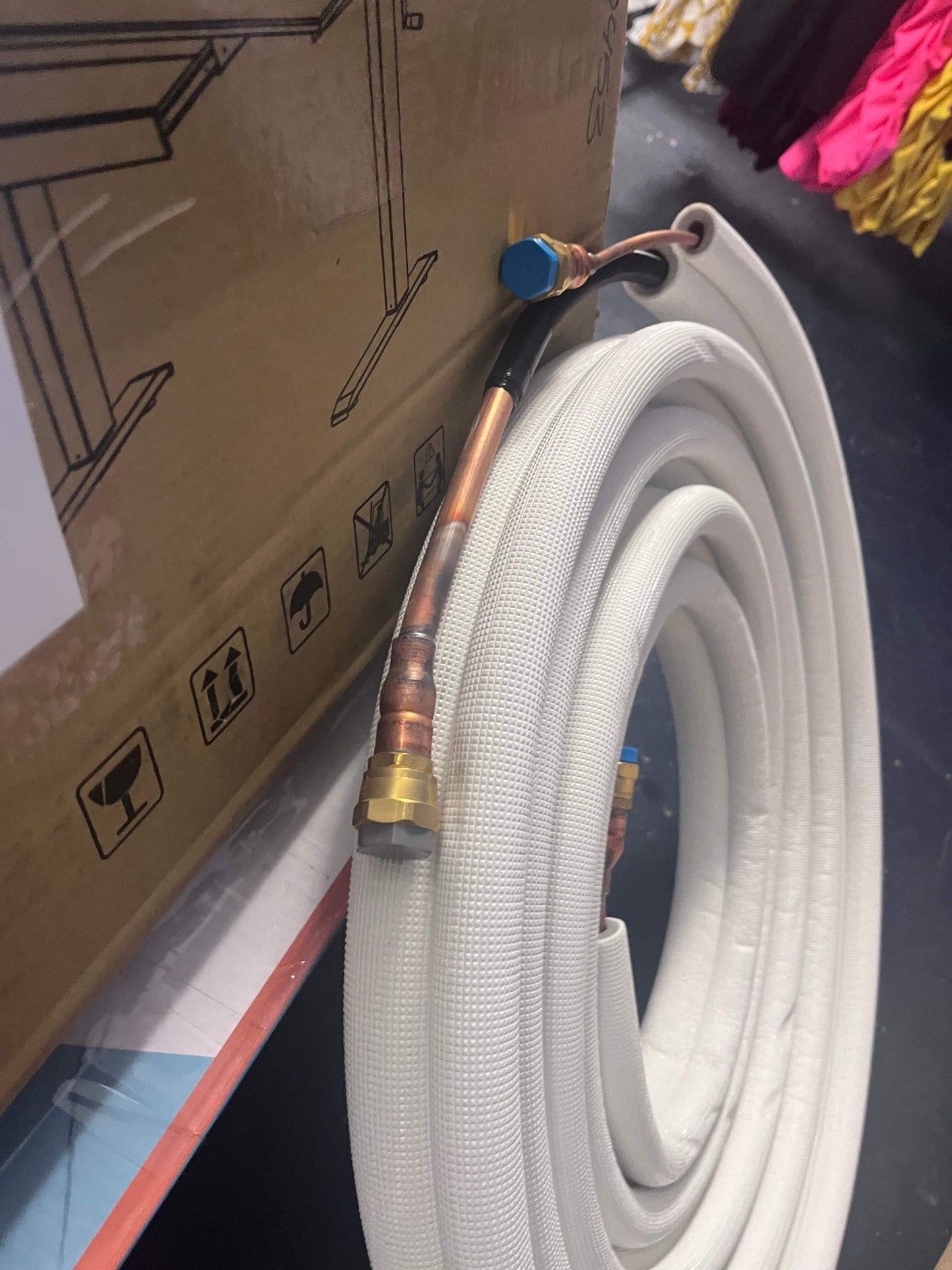 Open Box MRCOOL 25 ft. 1/4 in. x 1/2 in. Line Set for DIY 9K, 12K and 18K