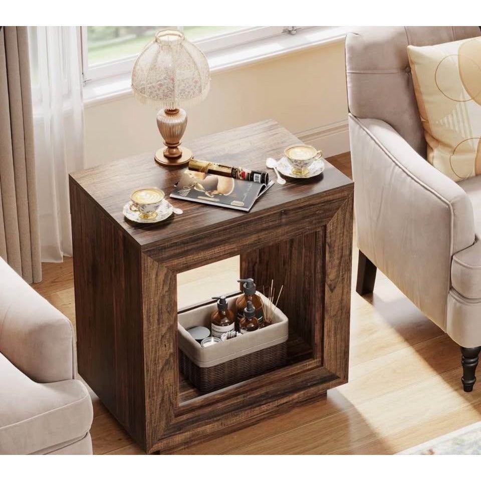 "Millwood Pines Danquiel 24"" Farmhouse End Table"