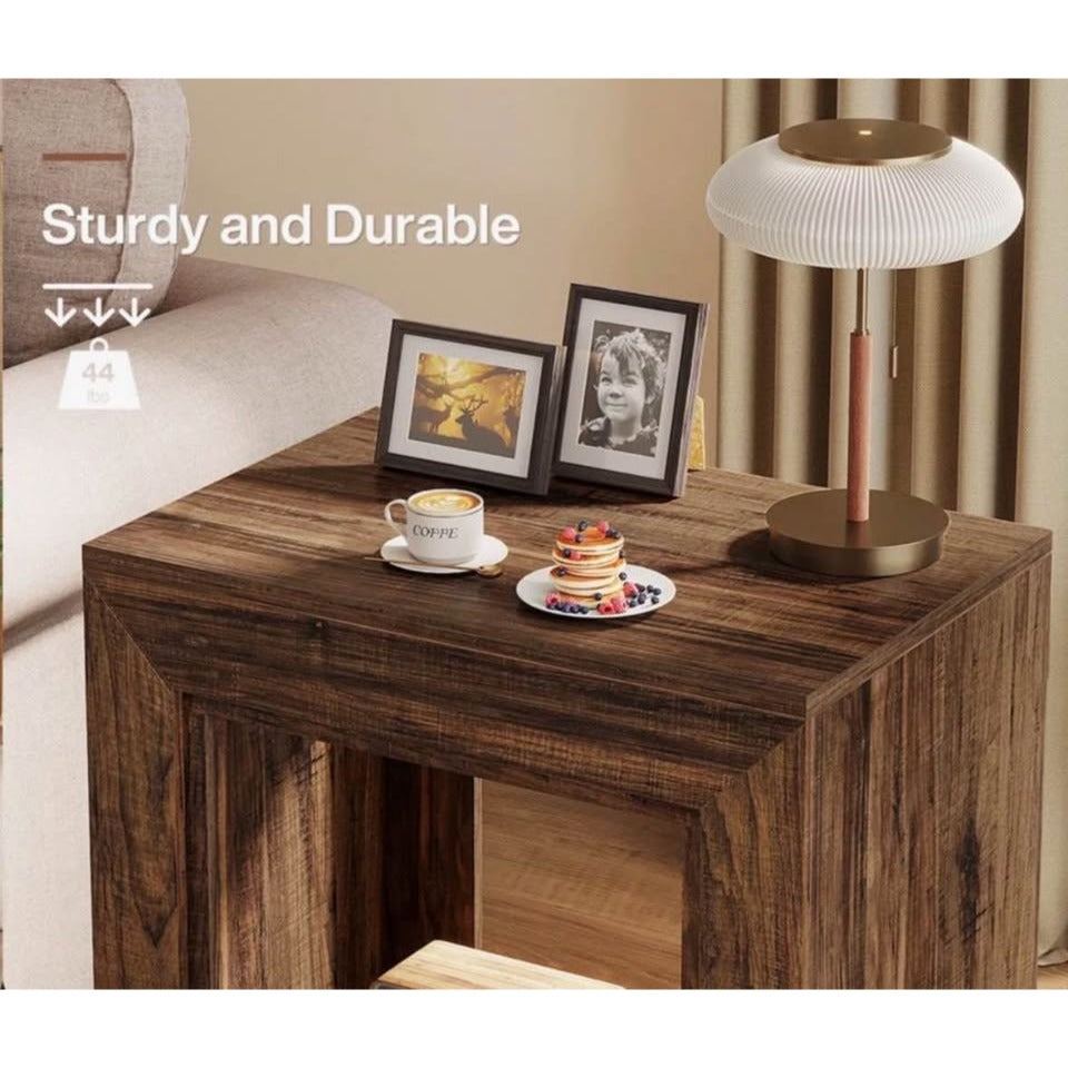 "Millwood Pines Danquiel 24"" Farmhouse End Table"