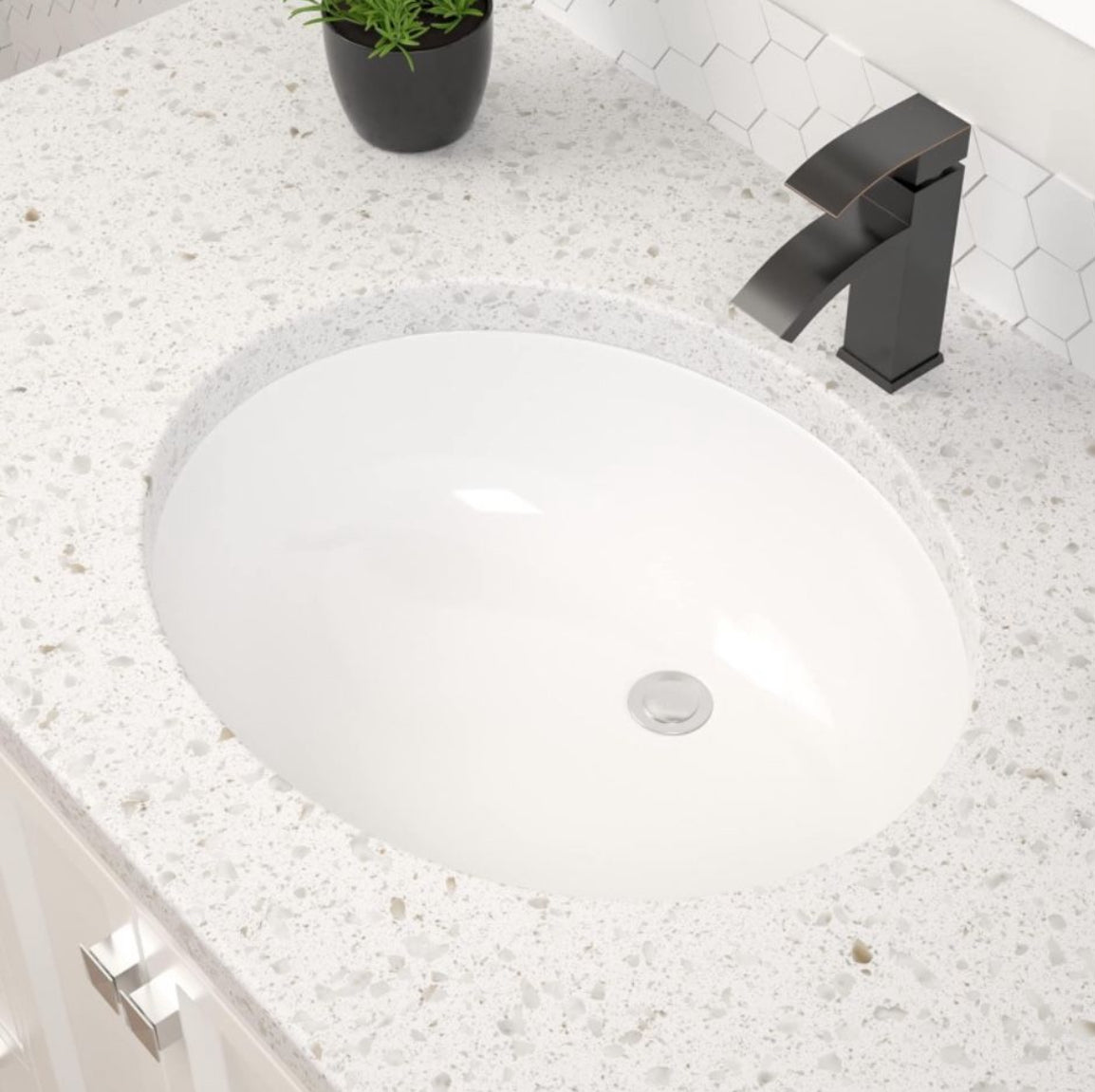 Pottery barn Dcolora Undermount Bathroom Sink Oval - Dcolora 16"x13" White Porcelain Ceramic Oval Vessel Sink Under Counter Lavatory Vanity Bath Sink Bowl Basin Wi