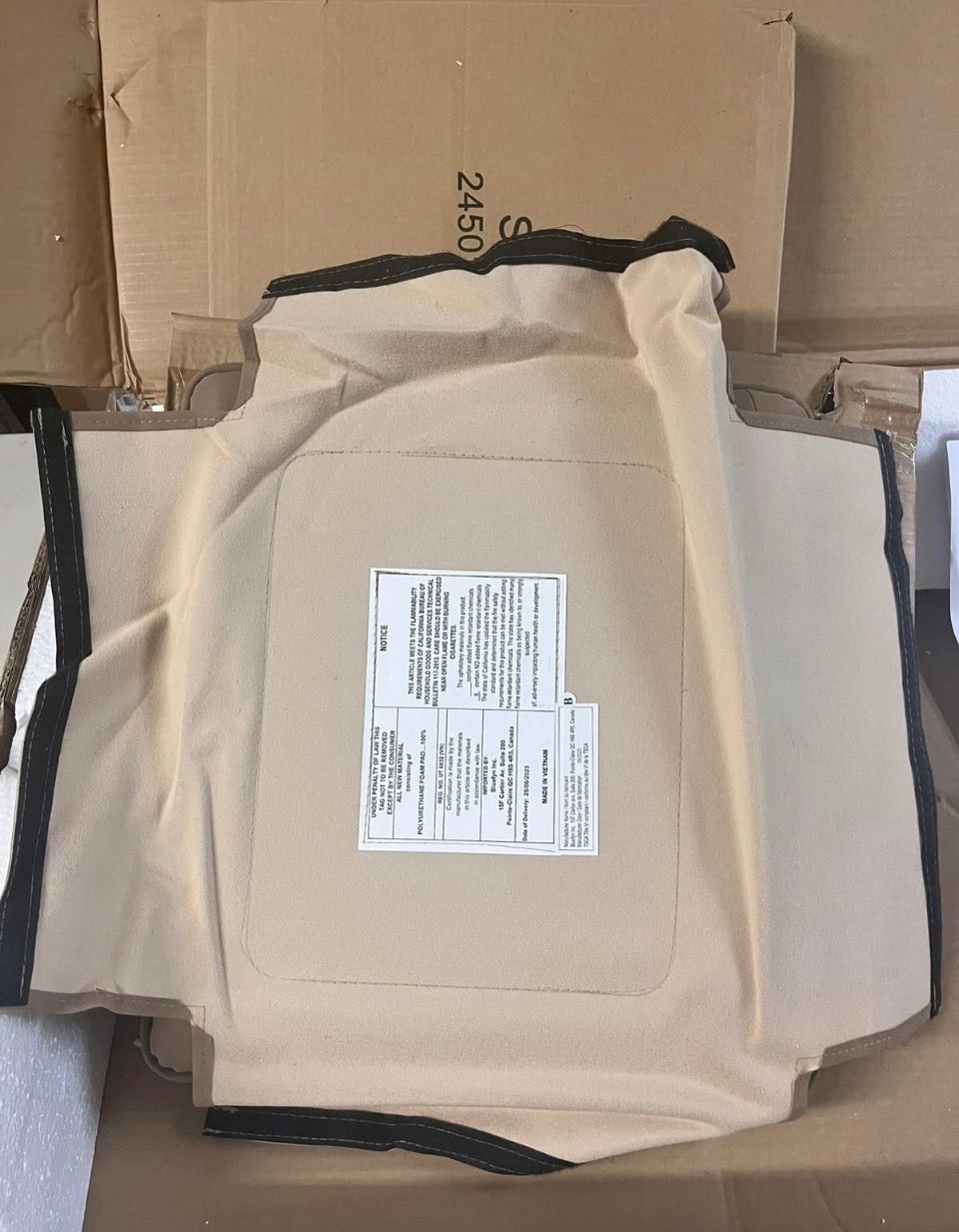 Open Box "Nathan James Cohen Leather Bar Stool Counter Height Chair, Natural Brown, 1 count, Barstool - 24"" Mid-Century Modern Woven Leather Back Sol