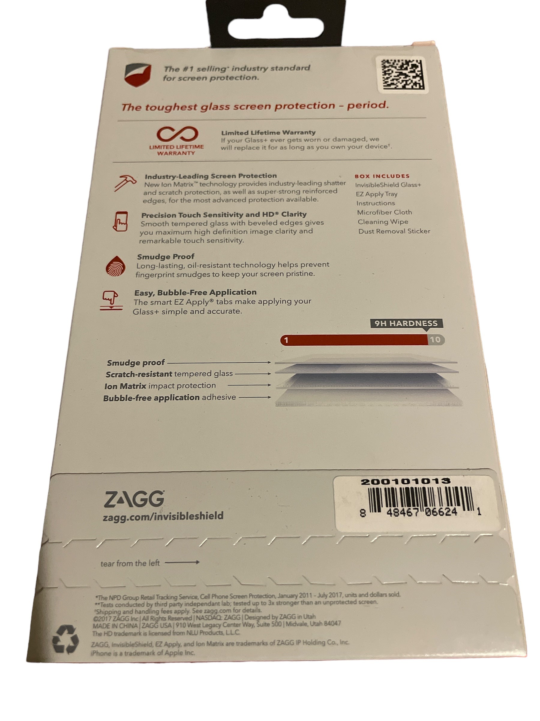 ZAGG InvisibleShield Glass+ Screen Protector – High-definition Tempered Glass for the Apple iPhone XS/ X – Impact & Scratch Protection - Selzalot