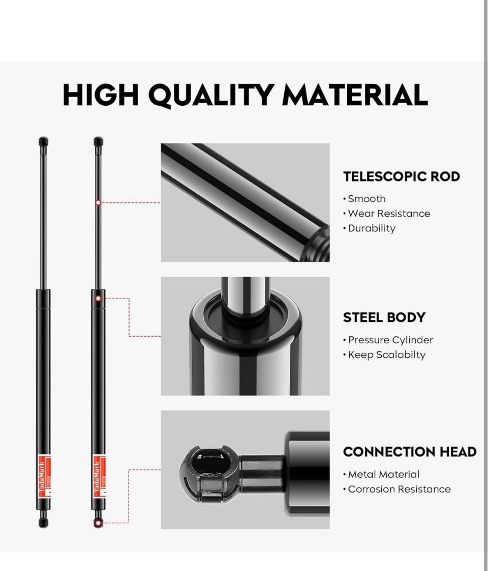 Open box TADAMARK Rear Hatch Liftgate Lift Supports Struts Shocks Gas Springs Fit for Escalade Chevrolet Suburban 1500 Tahoe GMC Yukon 2007-2014, 6156