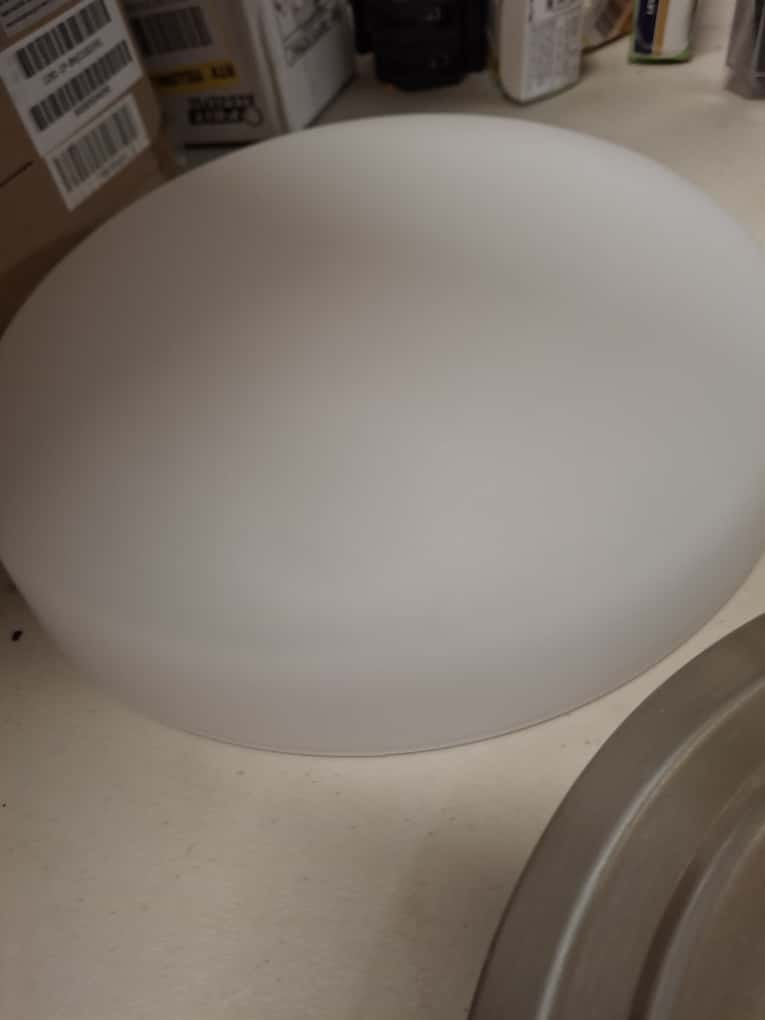 OPEN BOX NEW Saturn 2-Light Brushed Nickel Flush Mount