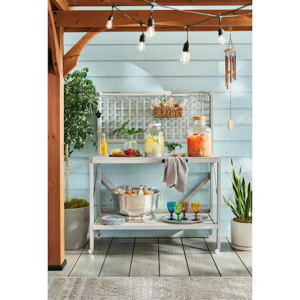 Open box Hampton Bay 12-Light 24 ft. Plug-in Indoor/Outdoor Edison String Light with S14 Single Filament LED Bulbs