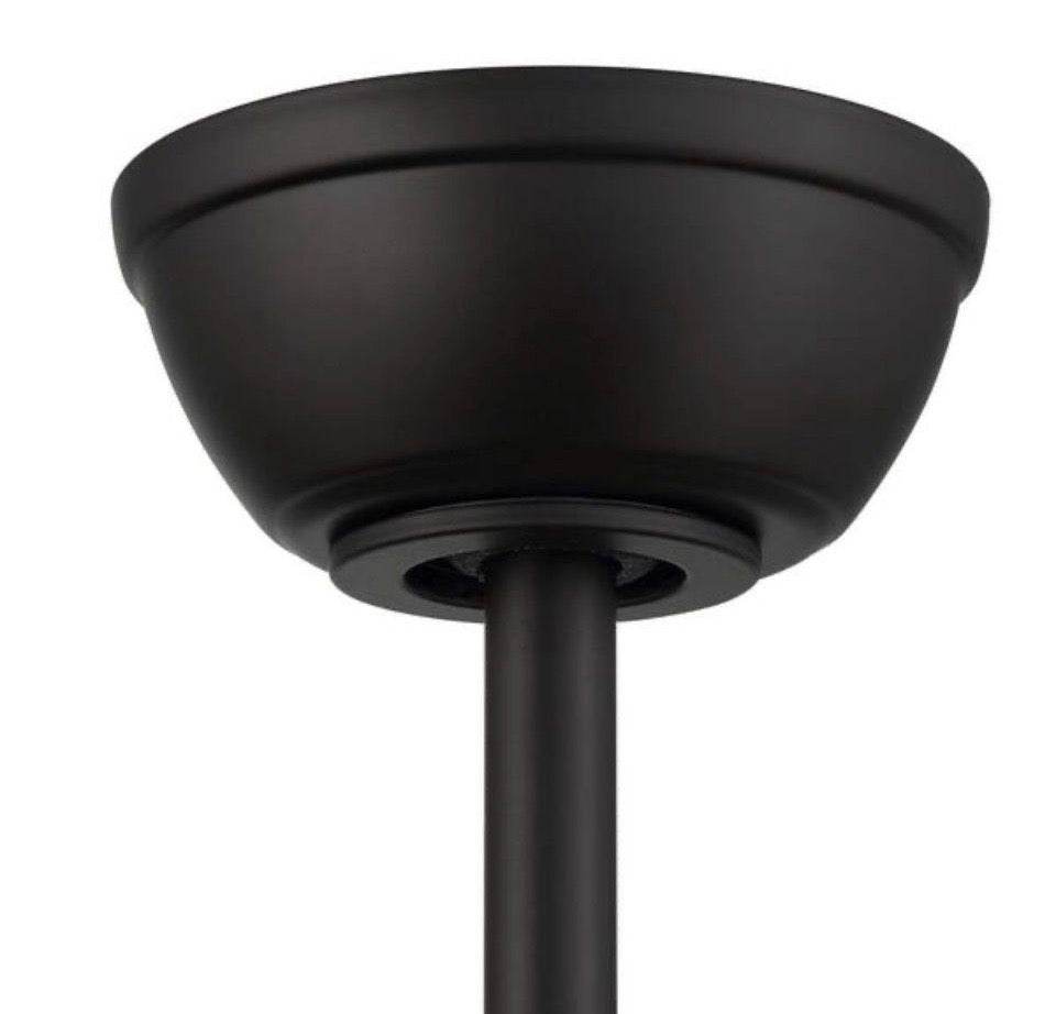 Open Box New CRAFTMADE Outdoor Super Pro 60 in. Dual Mount Heavy-Duty, 3-Speed Reversible Motor Ceiling Fan in Flat Black Finish