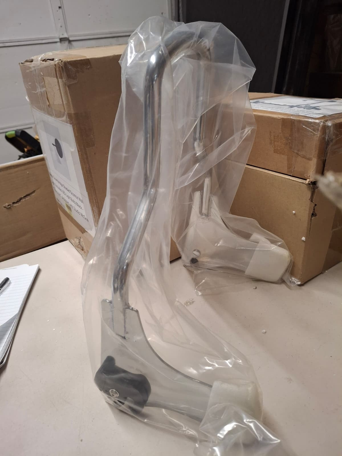 Open Box New AUFER Detachable Backrest Sissy Bar Upright Passenger Backrest