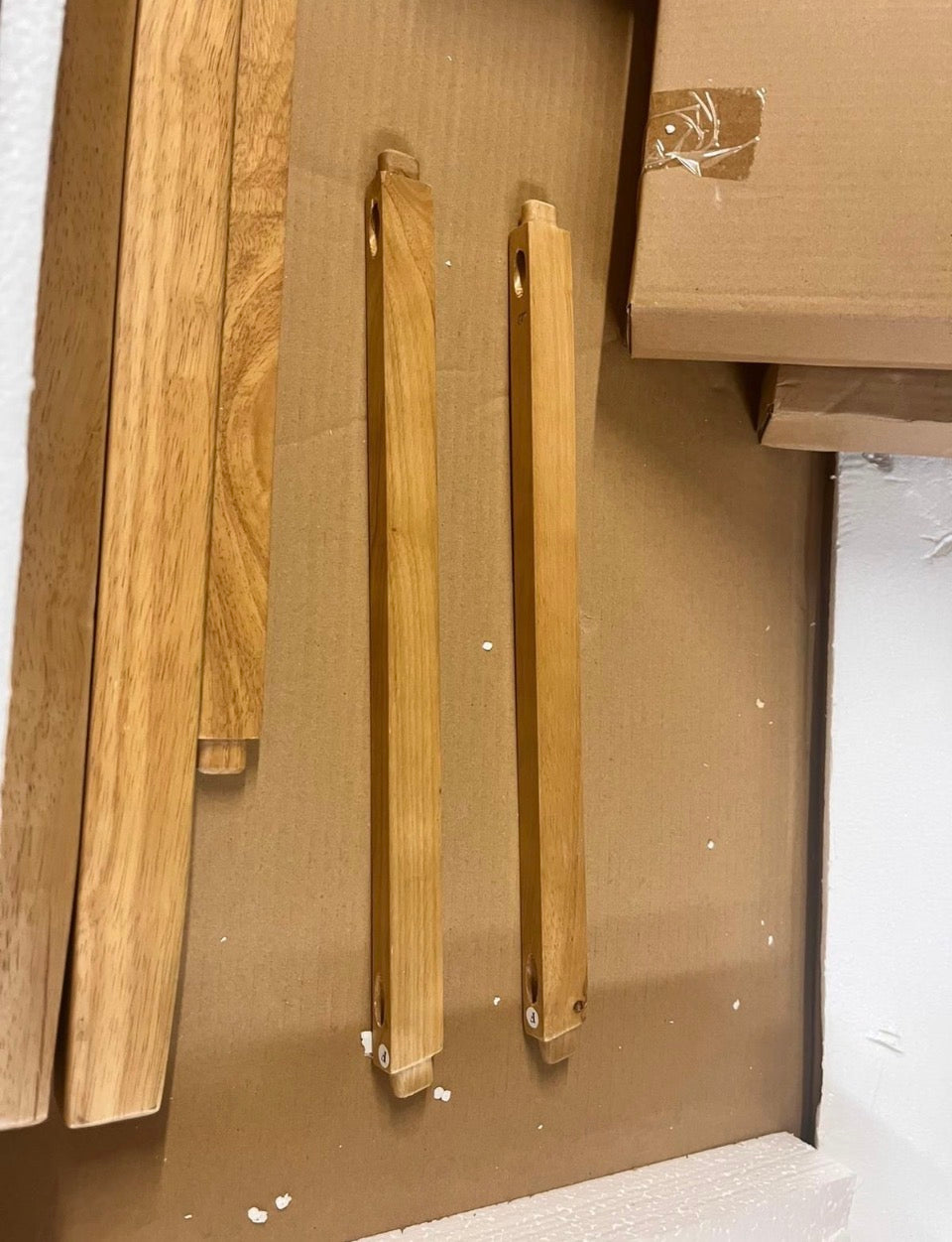 Open Box "Nathan James Cohen Leather Bar Stool Counter Height Chair, Natural Brown, 1 count, Barstool - 24"" Mid-Century Modern Woven Leather Back Sol