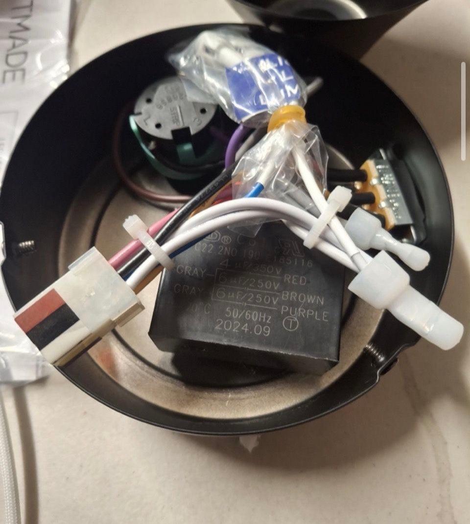 Open Box New CRAFTMADE Outdoor Super Pro 60 in. Dual Mount Heavy-Duty, 3-Speed Reversible Motor Ceiling Fan in Flat Black Finish