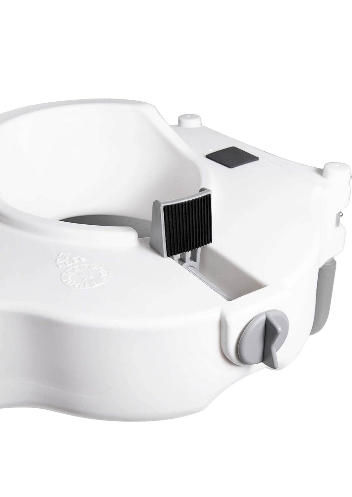 Vaunn Raised Toilet Seat and Elevated Commode Booster Seat Riser - Selzalot