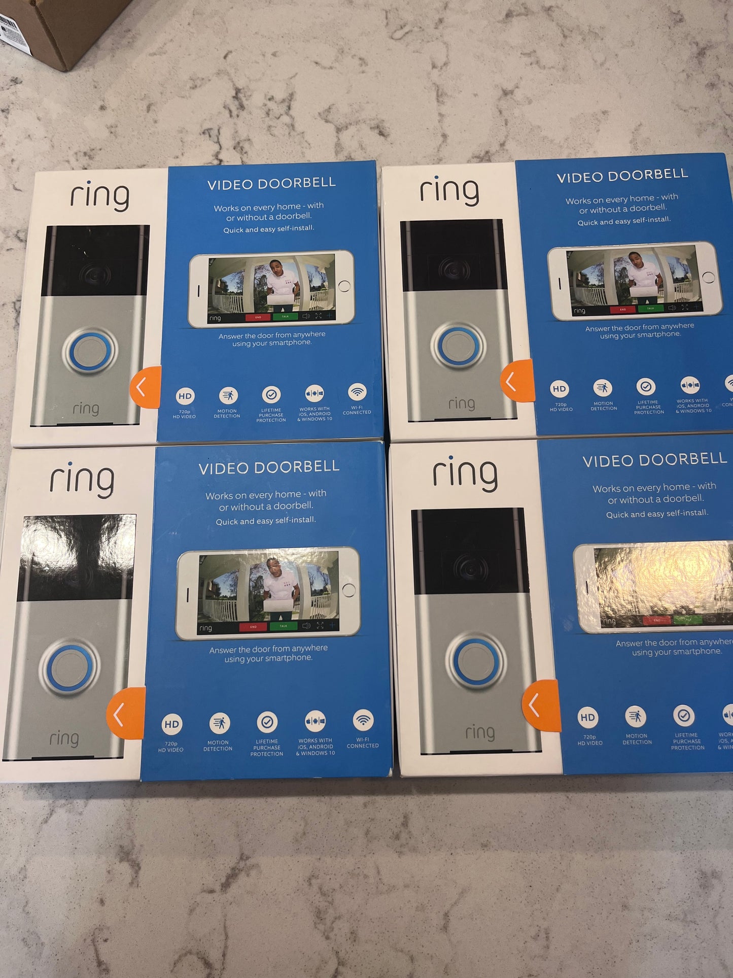 Brand New Ring Battery Doorbell with Head-to-Toe HD Video, Live View with Two-Way Talk, and Motion Detection & Alerts