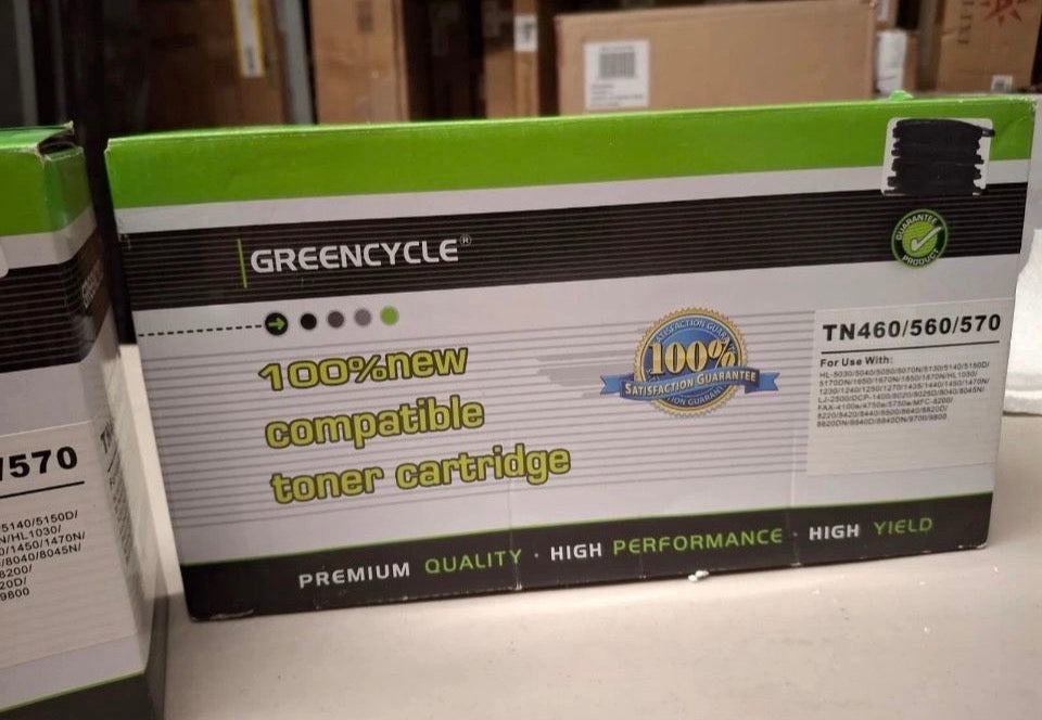 Open Box New GREENCYCLE New Sealed Toner Replacement TN-460/560/570 Greencycle TN460 ZZ