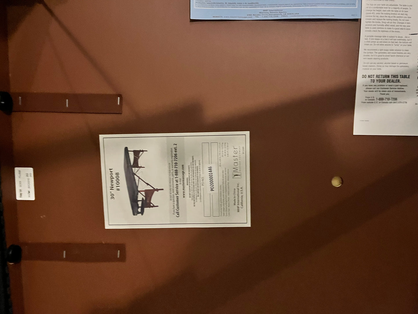 Open Box Master Massage 30" Newport™ Portable Massage Table Package