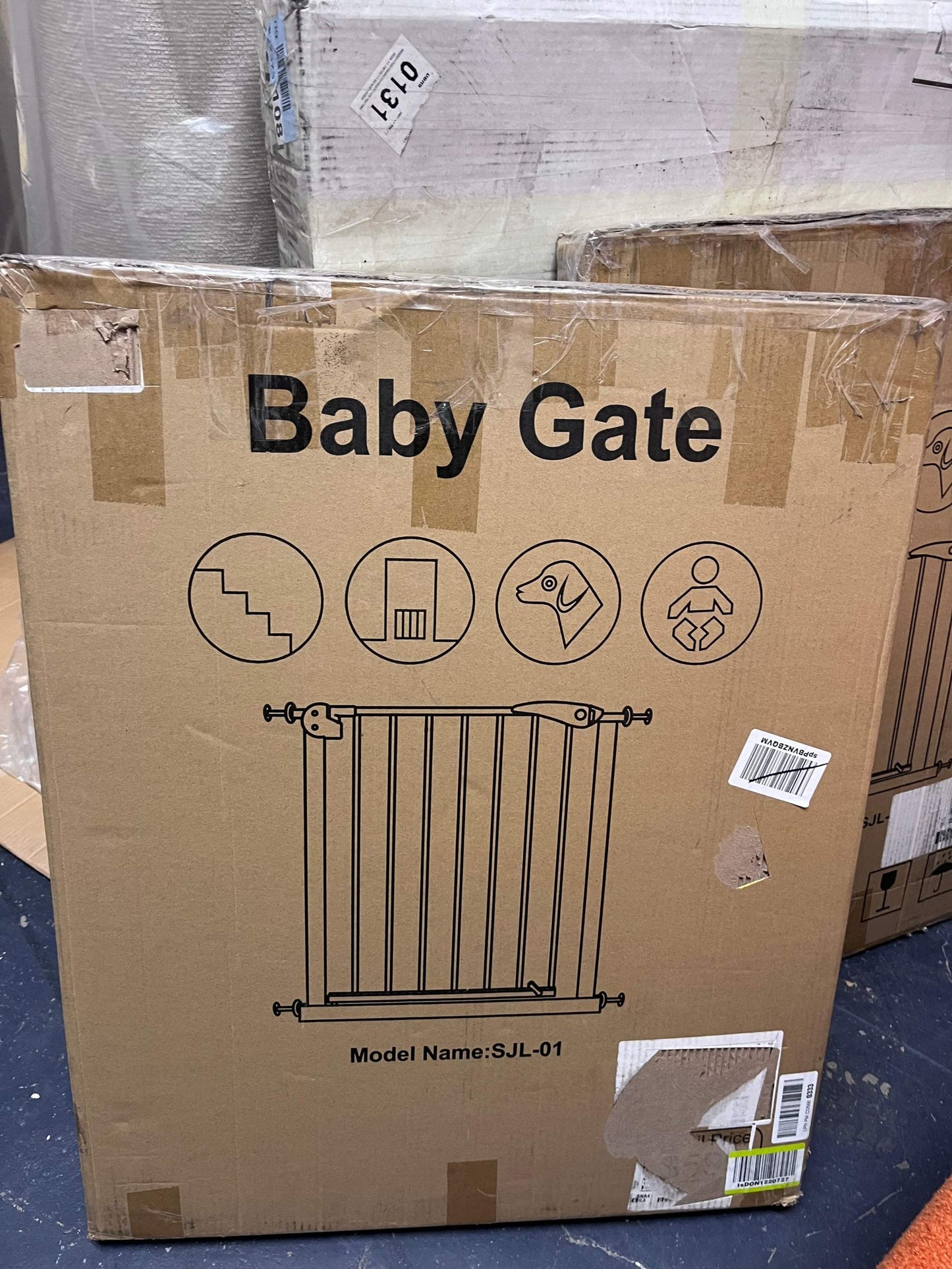 ZKMESI Baby Gate with Door