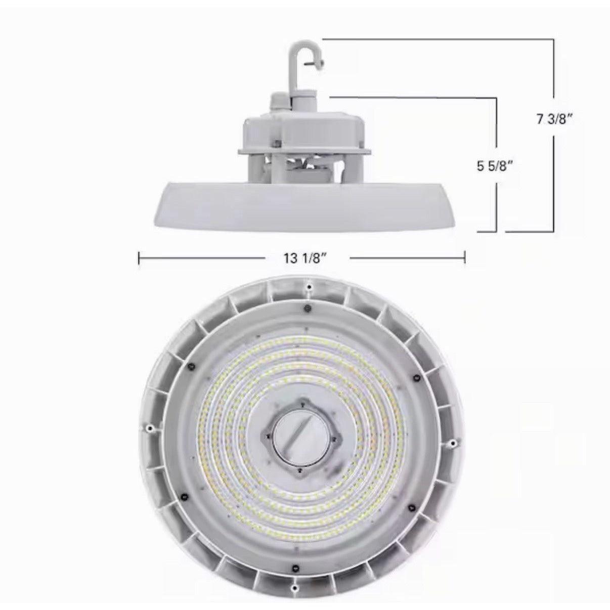 Metalux 13" Round 400-Watt Equivalent Integrated LED High Bay Light