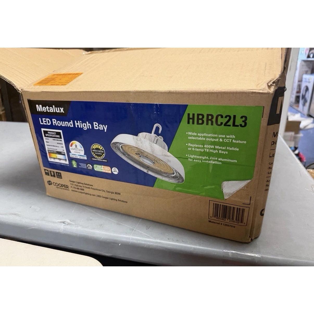 Metalux 13" Round 400-Watt Equivalent Integrated LED High Bay Light