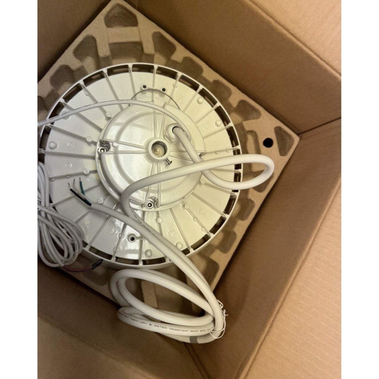 Metalux 13" Round 400-Watt Equivalent Integrated LED High Bay Light