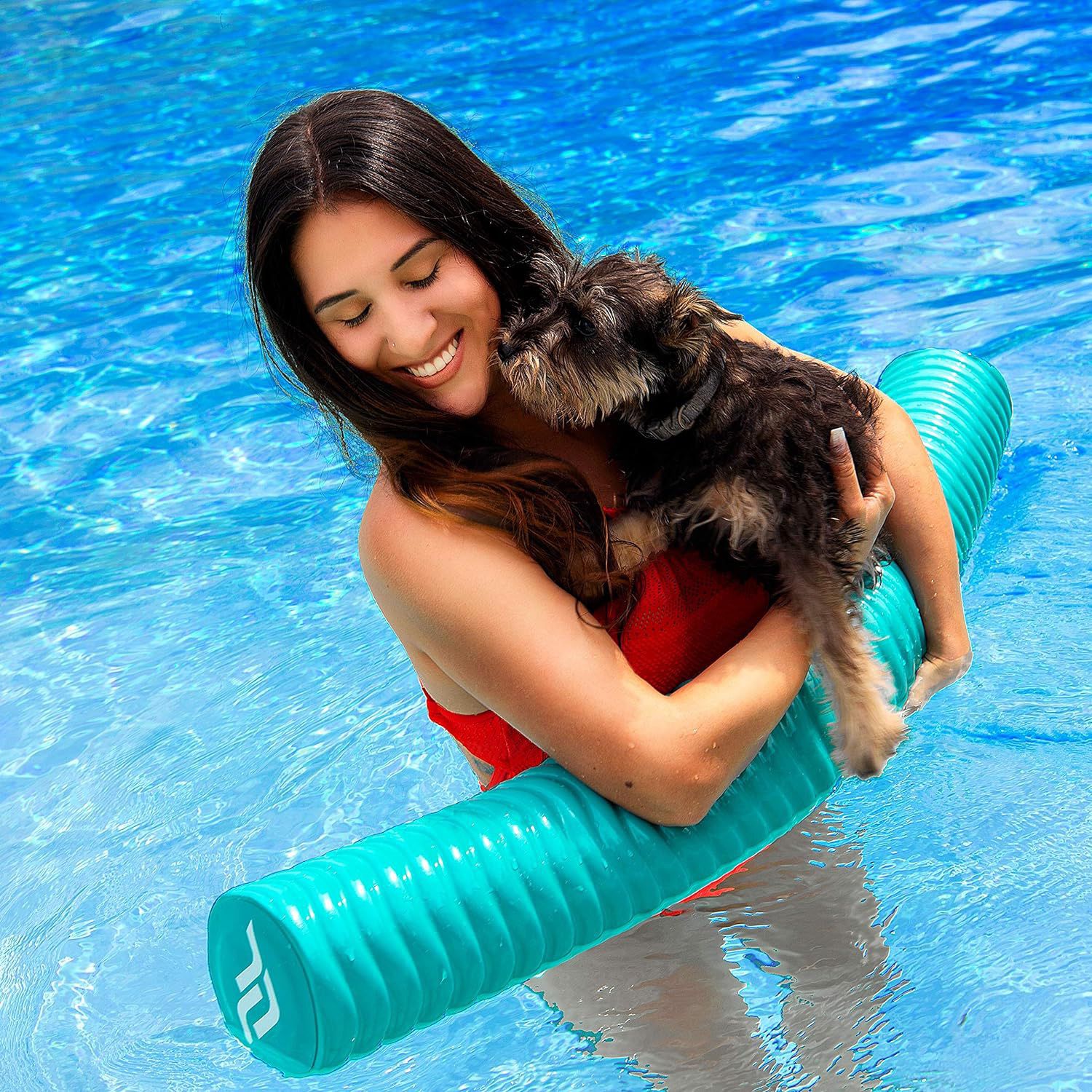 IMMERSA Jumbo Swimming Pool Noodles, Premium Soft Water-Based Vinyl Coating and UV Resistant Foam Noodles for Swimming and Floating, Lake Floats, Pool - Selzalot