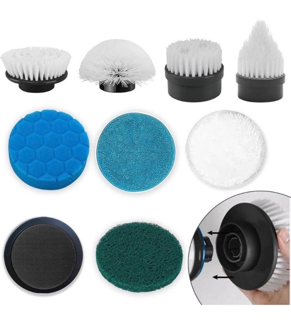 Open Box New Replaceable Brush Heads for Electric Shower Scrubber, 9 Pack Brush
