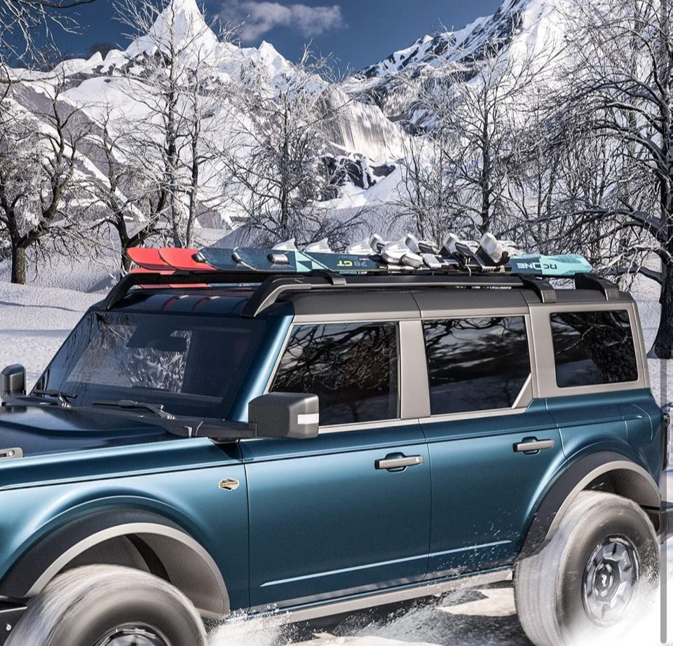 Open Box Mabett Roof Racks Compatible with Ford Bronco 2021 2022 2023, Cross Bars fit Bronco Accessories 4-Door Hardtop, Load Capacity Cargo of Luggage Ski Bike Carrier
(1 PC)