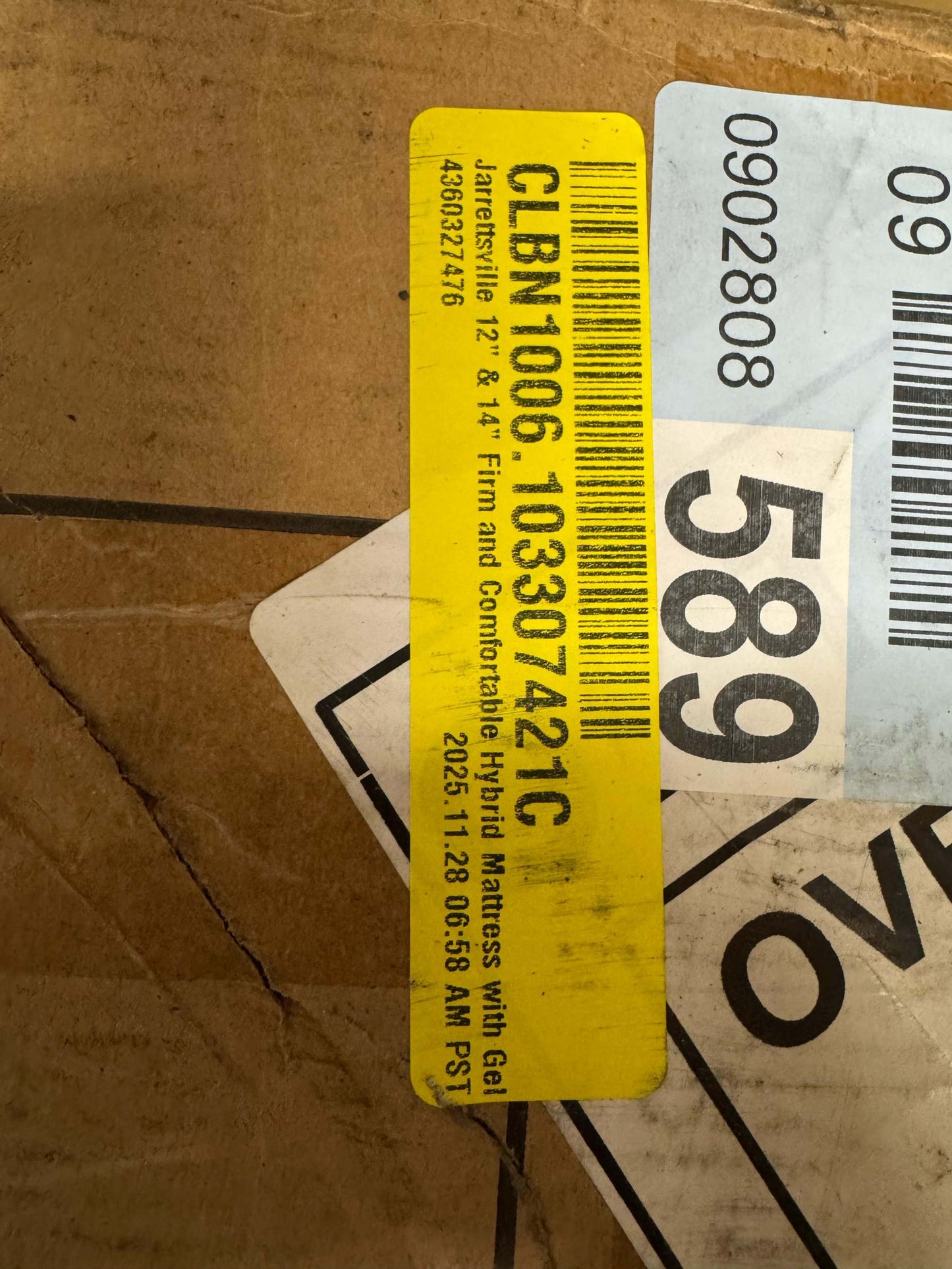 Jarrettsville 12" Firm and Comfortable Hybrid Mattress with Gel Memory Foam